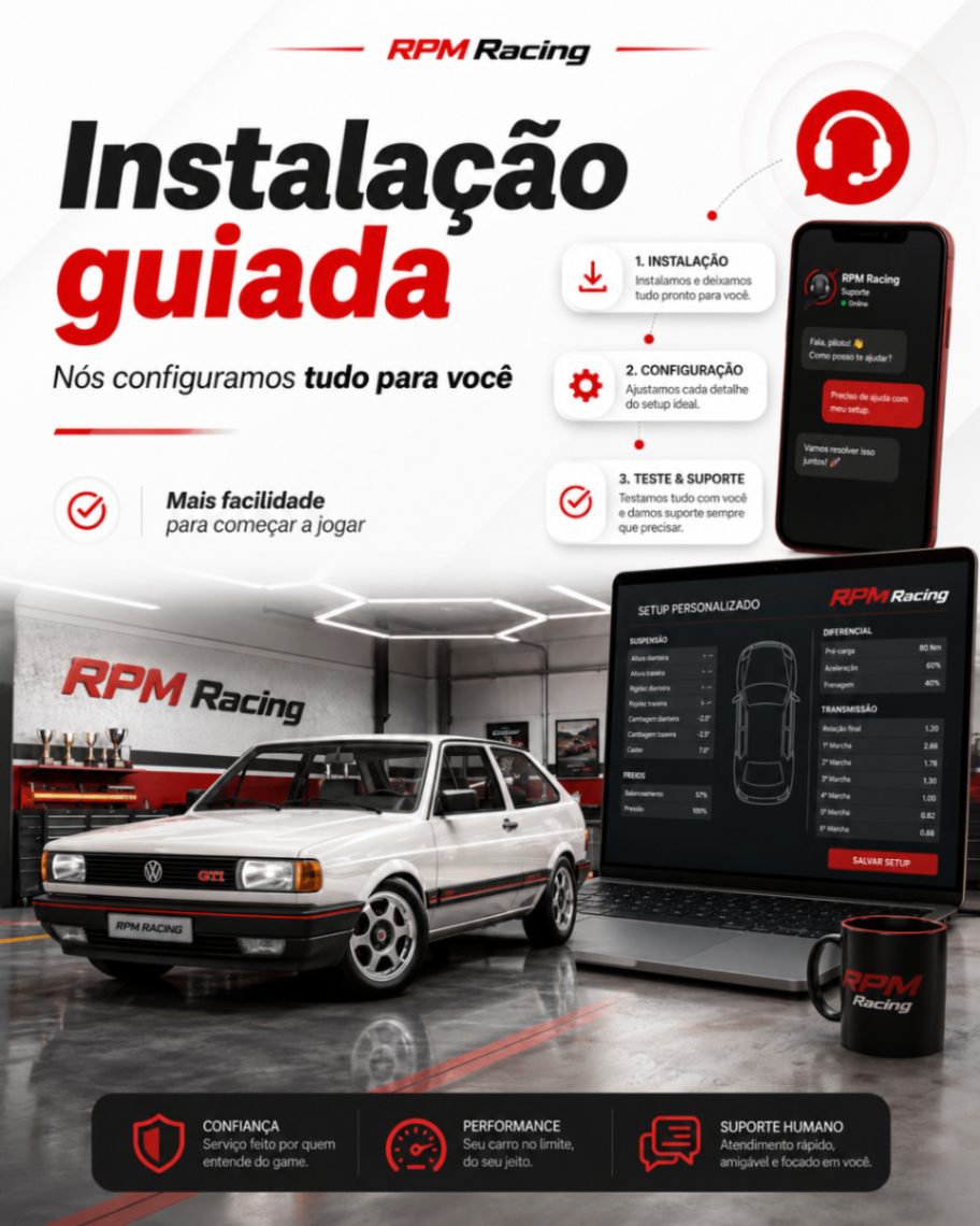 Instalação guiada